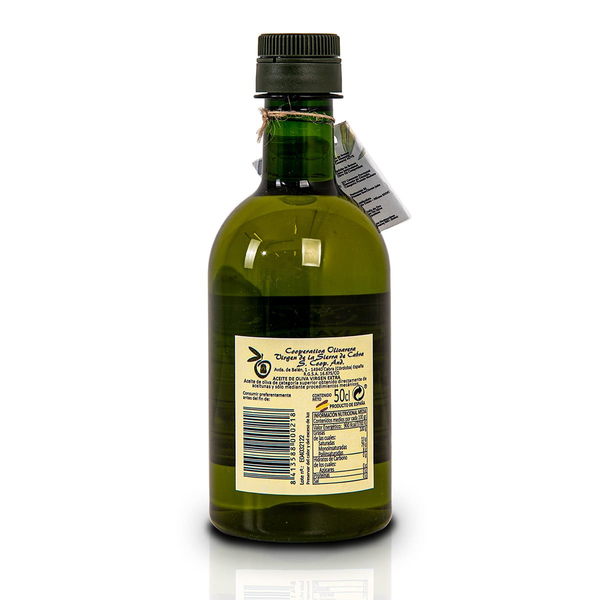 Oliwa z oliwek extra virgin Hojiblanca premium plastikowa butelka 500 ml Monteoliva | Kolebka Smaku
