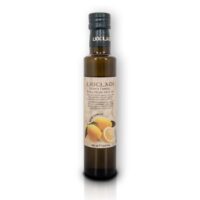 Oliwa z oliwek extra virgin Liocladi smakowa szklana butelka 250 ml cytryna | Kolebka Smaku