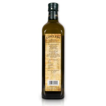 Oliwa z oliwek extra virgin Liocladi szklana butelka 750 ml 0,5% | Kolebka Smaku